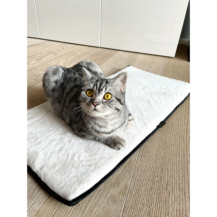 Lebon Fensterbankauflage für Katzen Banki 77 x 39 cm elfenbein – Bild 2