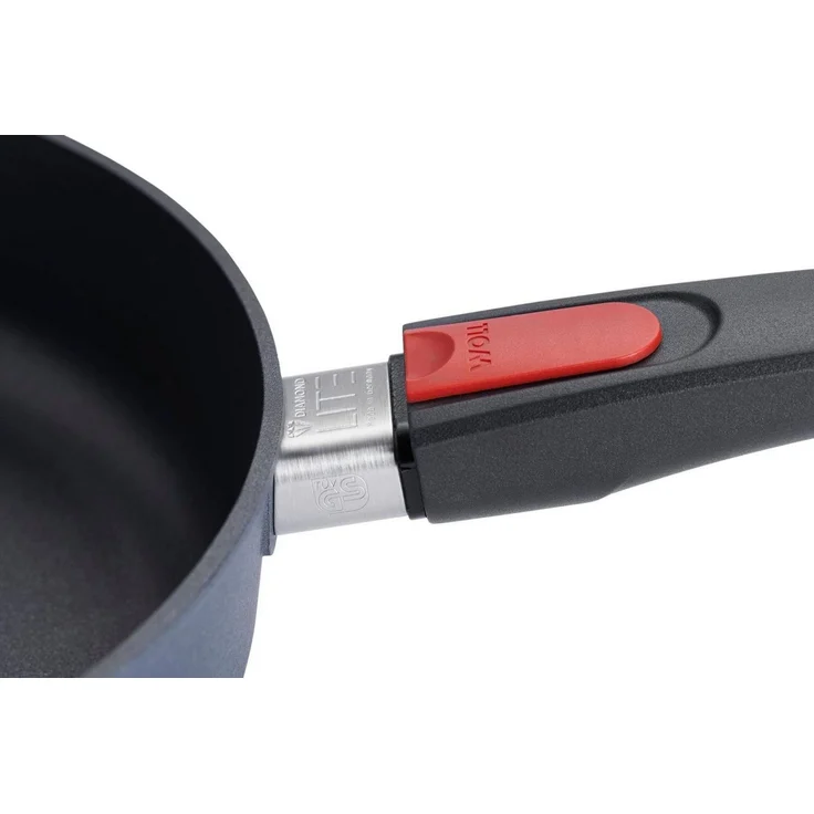 WOLL Guss‑Hochrandpfanne Diamond Lite Induction, abnehmbarer Griff, Ø 24 cm × 7 cm (~2,5 l), Aluminium-Handguss 5‑lagiger diamantverstärkter Antihaftversiegelung, alle Herdarten inkl. Induktion, spülmaschinen‑ & backofenfest bis ca. 250 °C – Bild 2