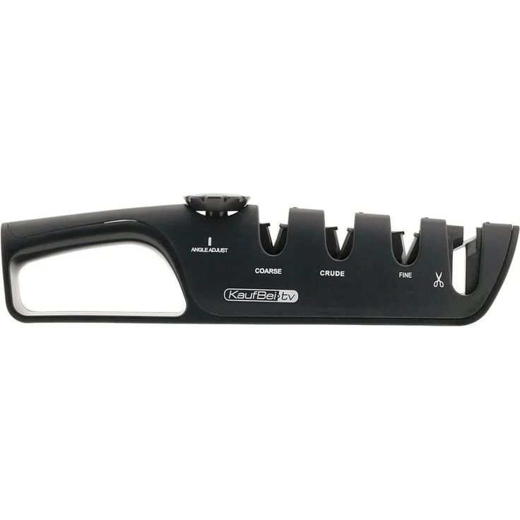 BEM Messerschärfer Sharp Master 3-in-1 Messer- und Scherenschärfer, Wolfram Stahlкlingen 3-Stufen-Schleif-System einstellbare Schärfwinkel – Bild 3