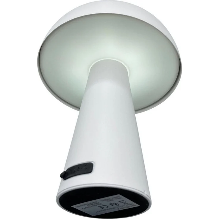 Coen Bakker Deco BV LED Außen-Tischleuchte, Dimmfunktion, LED, warmweiß, kaltweiß, neutralweiß, USB touch dimmbar weiß matt 3 Lichtfarben 15x21cm – Bild 4