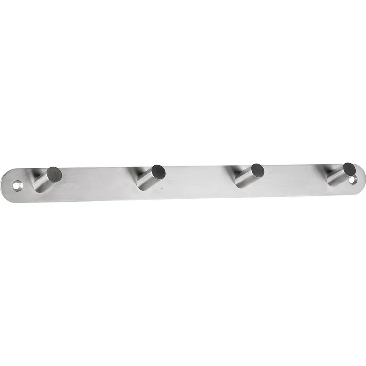 ALCO Garderobenleiste Metall 30x2,5x3cm silber