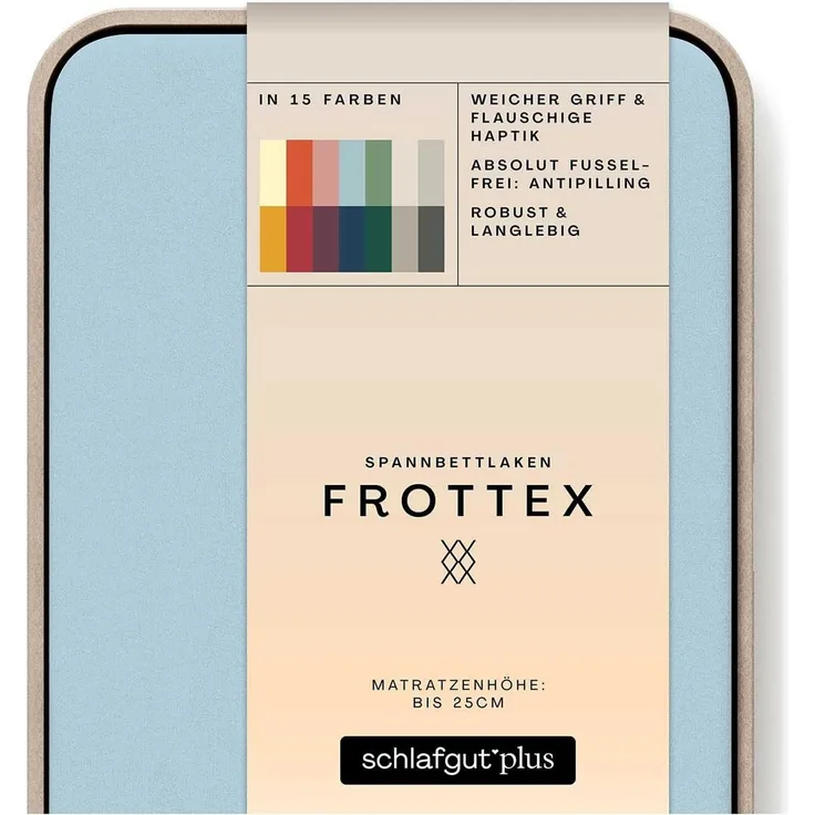 Schlafgut Spannbettlaken Frottex, Frottee, Gummizug: rundum, (1 Stück), 100% Frottee