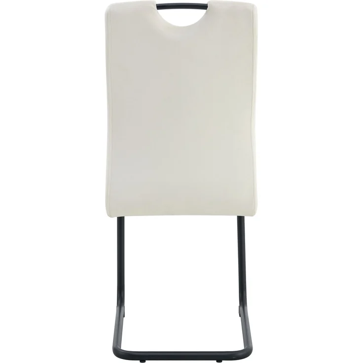 Schwinger-Stuhl 2er Set Lyon Stühle in Creme - gemütliches Design - B/H/T: 43x98x61 cm – Bild 6