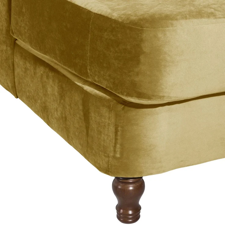 XXL Sessel inkl. Kissen Karley Samtvelours mais – Bild 5