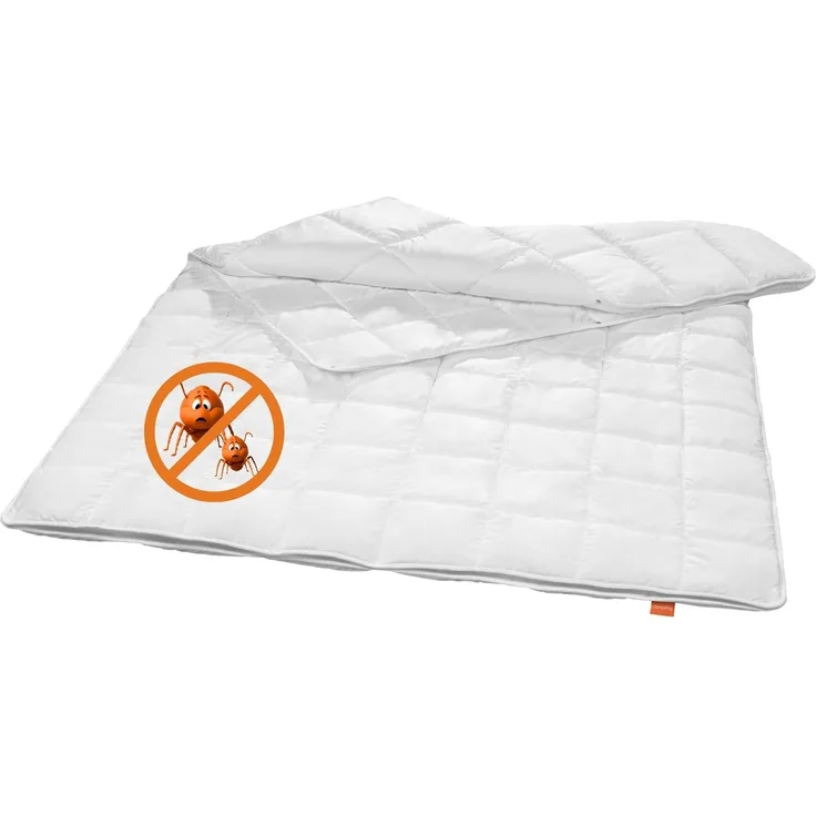sleepling Microfaserbettdecke für Allergiker, Füllung: hochwertige Markenvollfaser aus 100% Polyester, antibakteriell, antimilben, Peachskin