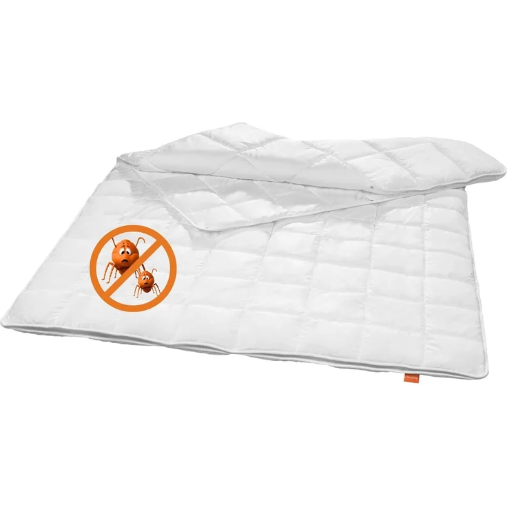sleepling Microfaserbettdecke für Allergiker, Füllung: hochwertige Markenvollfaser aus 100% Polyester, antibakteriell, antimilben, Peachskin