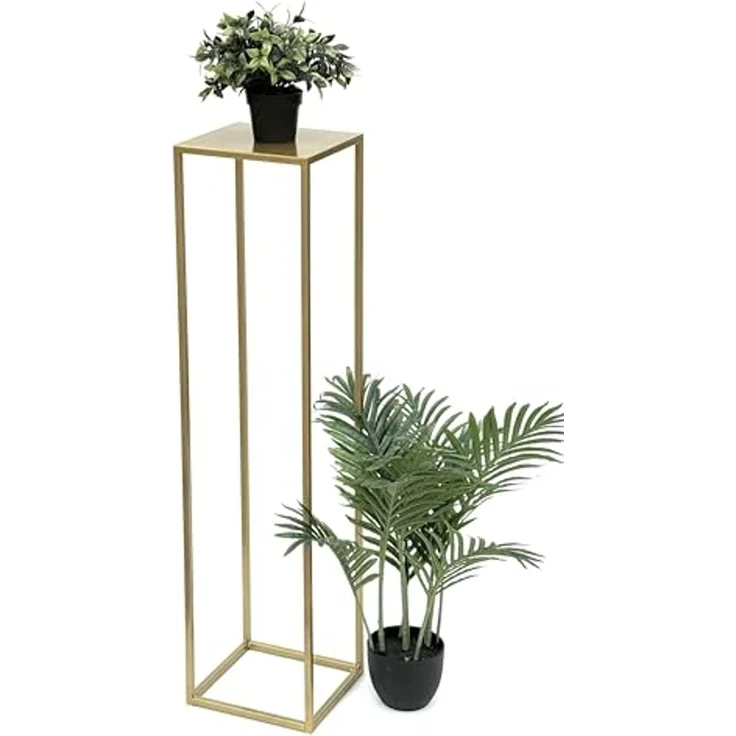 DanDiBo Blumenhocker eckig, Metall, Gold, 1 Stück, 100 x 24 x 24 cm – Bild 7
