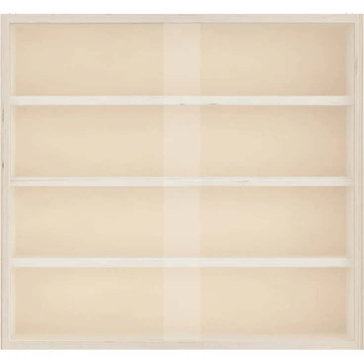 vidaXL Sammlervitrine aus Holz mit Türen 40x8,5x37 cm 4017385 – Bild 4