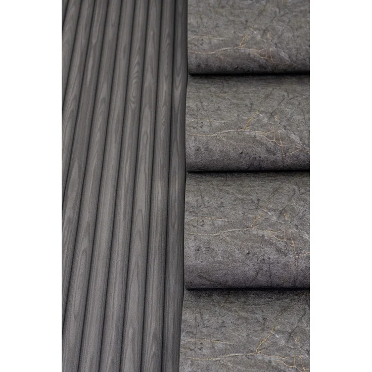 Schöner Wohnen Vliestapete Akustikpaneele schwarz anthrazit 10,05 x 0,53 m – Bild 2