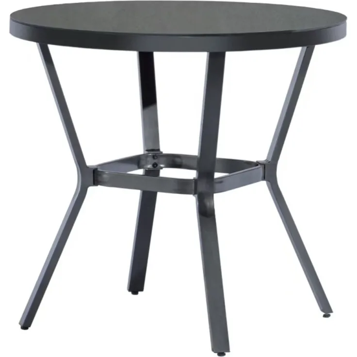 Primaster Gartentisch Aluminium Loreto Ø 80 cm anthrazit