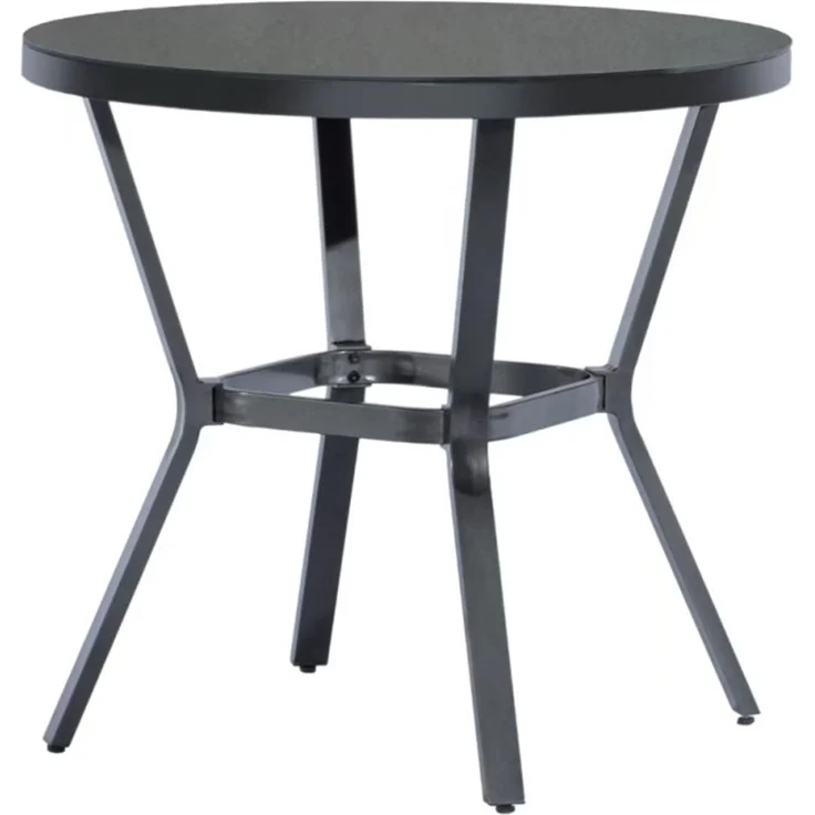 Primaster Gartentisch Aluminium Loreto Ø 80 cm anthrazit