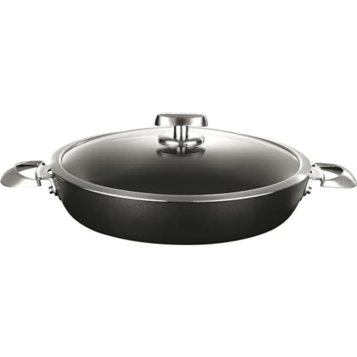 ScanPan Pro IQ, 32 cm Bratpfanne aus 100% Recyclingaluminium mit Wärmeverteilung, 3,5 L