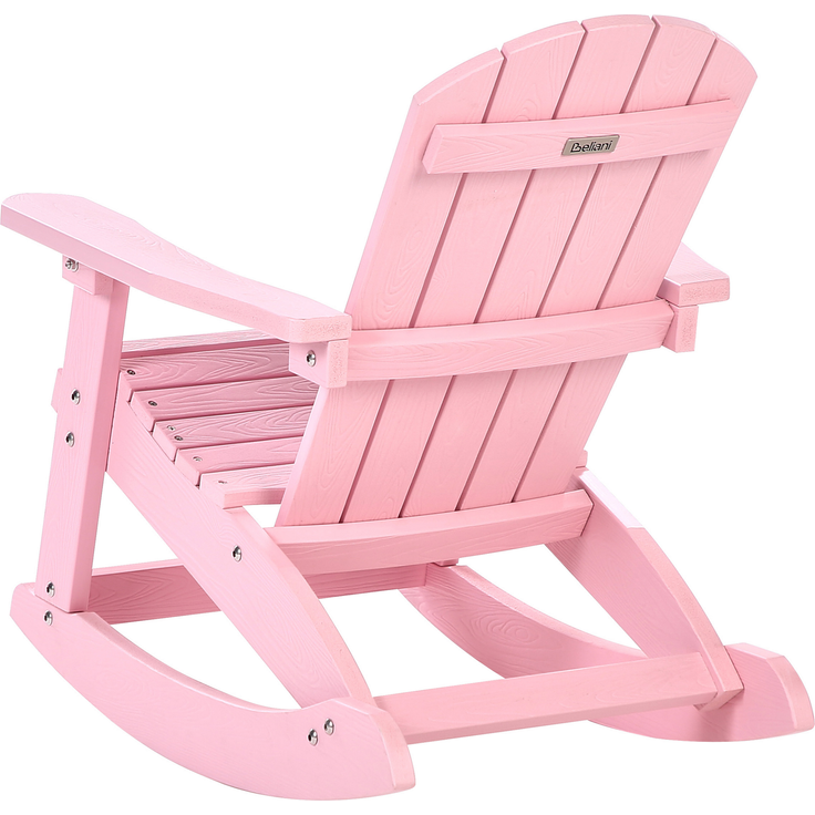 Garten Schaukelstuhl für Kinder ADIRONDACK Pastellrosa – Bild 5