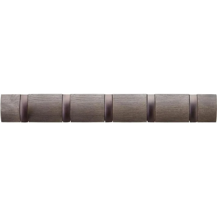 Umbra FLIP 5 Wandhaken, Kleiderhaken, Gaderobe, Gaderobenhaken, Wandgaderobe, Wohnen, Wohnaccessoire, Pappel, Driftwood/Nickel, 318850-1143 – Bild 2