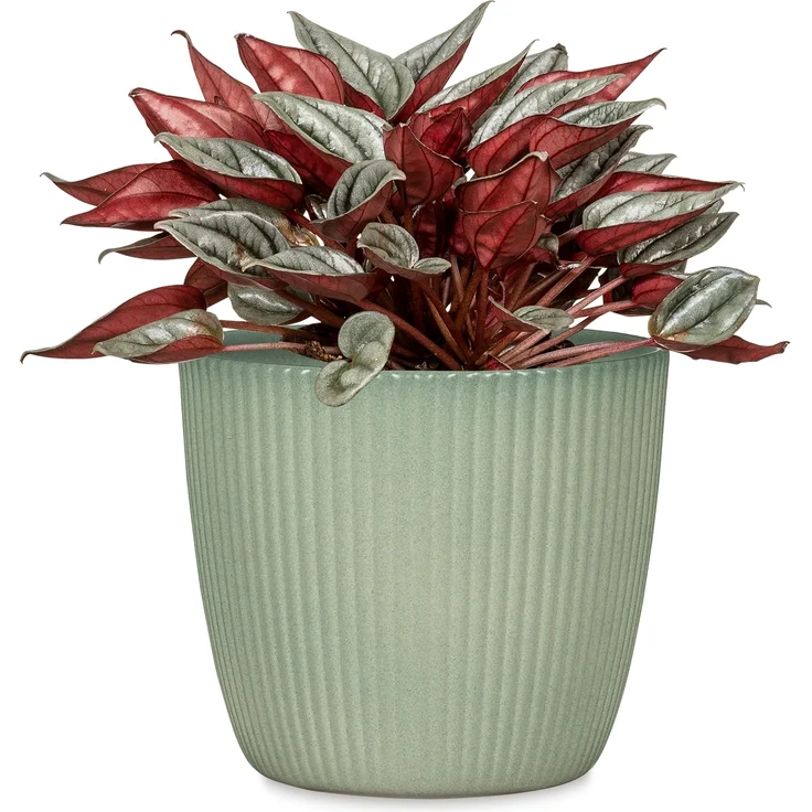 Scheurich Aura, Blumentopf aus Keramik, Farbe: Jade, 23,2 cm Durchmesser, 21,3 cm hoch, 11,465 l Vol. – Bild 2