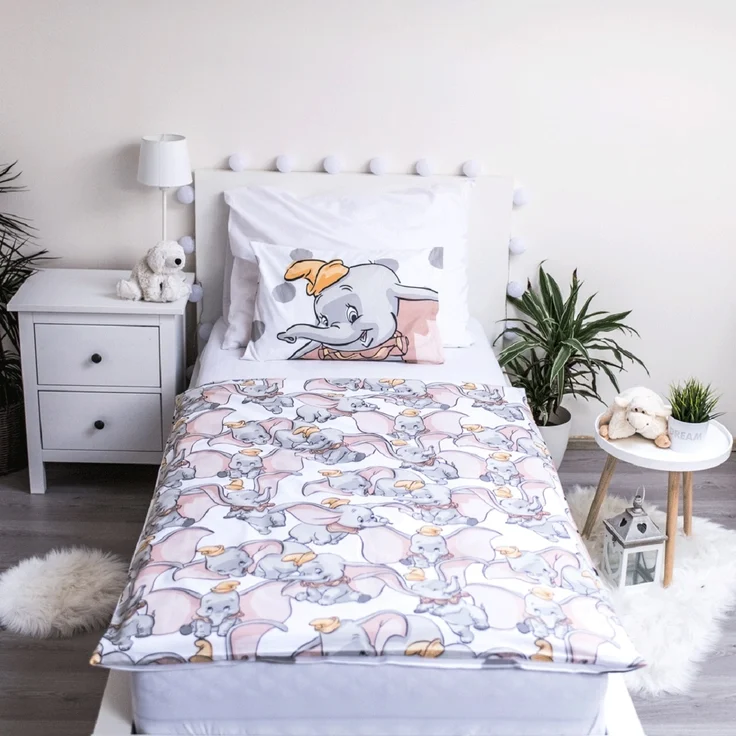 Disney Baby Bettwäsche Disney Dumbo 100x135 cm 100% Baumwolle – Bild 3