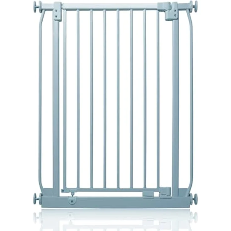 Safetots Extra Tall Elite Sicherheitsschutzgitter, 71cm - 80cm, Matt Grau, Extra hohe 96. 8cm Höhe, Treppenschutzgitter mit Druckmontage, Sicherheitsbarriere, Einfache Installation – Bild 2