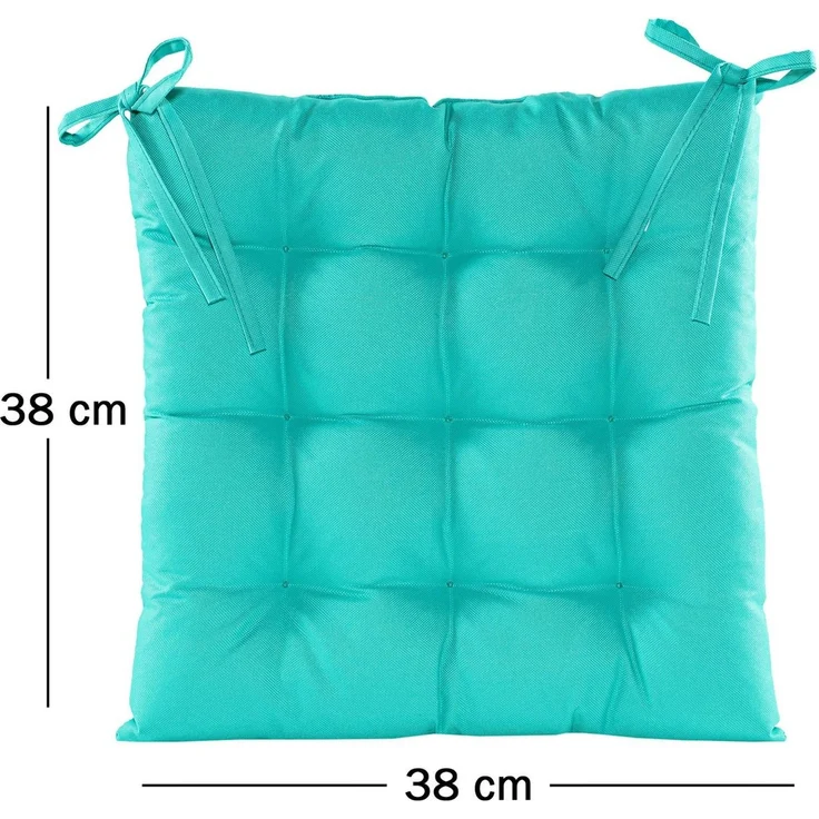 JACK Stuhlkissen JACK Outdoor 38x38cm Sitzkissen Lounge Kissen Sitzkissen Wasserfest, mit Lotus Effekt, robust, strapazierfähig, für Innen & Außen – Bild 2