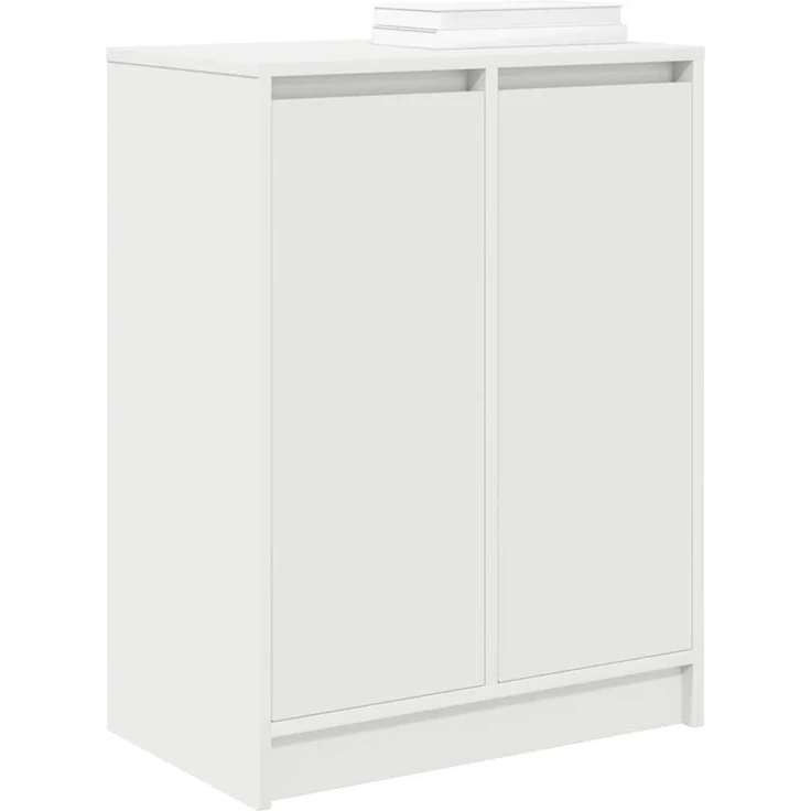 vidaXL Schuhschrank Weiß 57x34x76 cm Holzwerkstoff 861868 – Bild 4