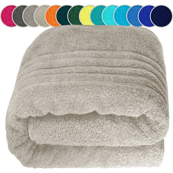 Lashuma Saunatuch XXL Handtuch London, Frottee (1-St), großes Badetuch Damen & Badehandtuch Herren 80x200 - Saunahandtuch – Bild 1