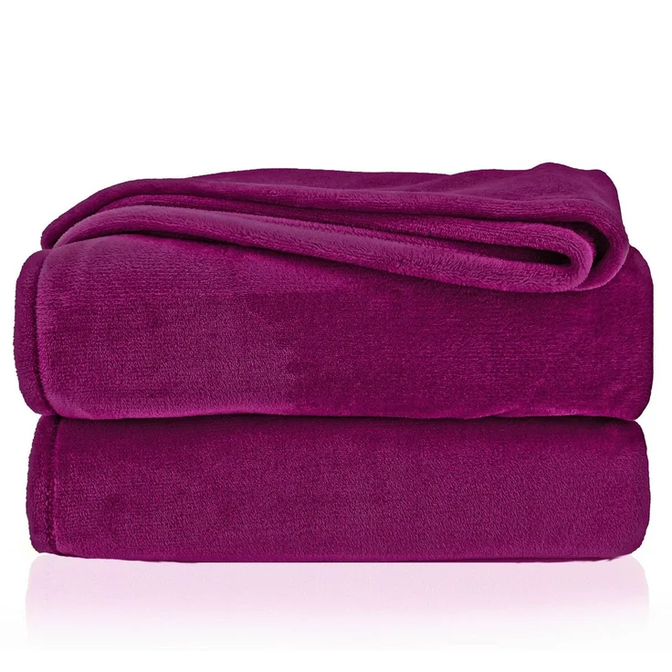 Wohndecke Premium Super Soft Flanell Kuscheldecke Sofadecke, heimtexland, super weich und flauschig, Allergiker geeignet, atmungsaktiv – Bild 1