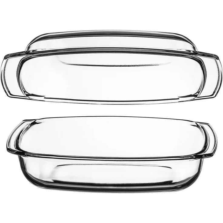 KADAX 5L hitzebeständige Form mit Deckel für rechteckiges Glasbacken – Bild 7