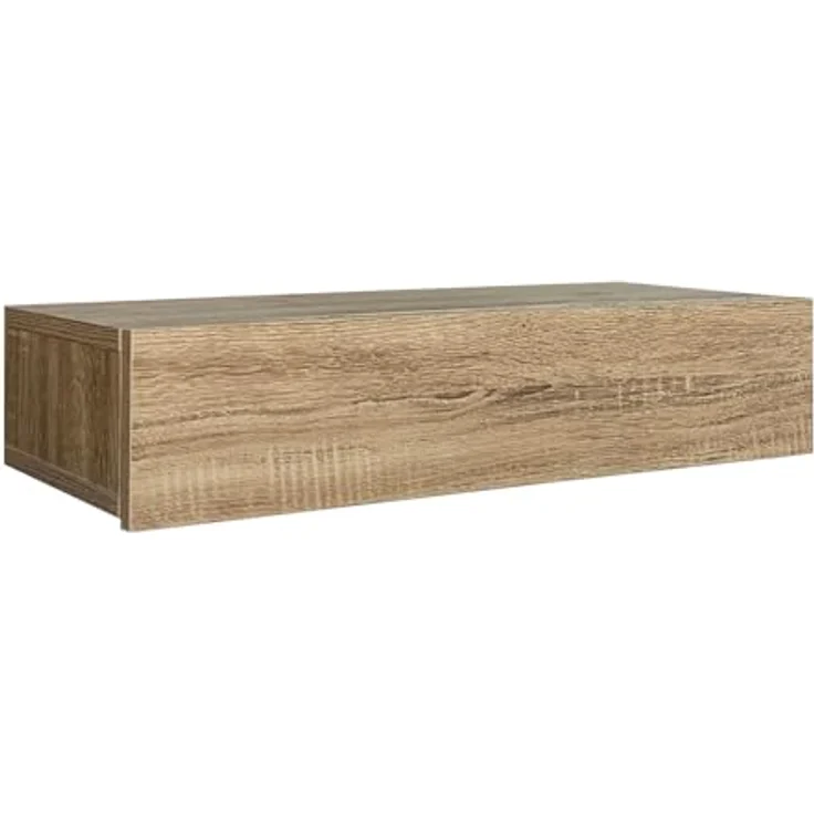 HTI-Living Wandregal mit Schublade, 60 cm Sonoma, modernes Design für zusätzlichen Stauraum – Bild 2