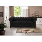 Home affaire Chesterfield-Sofa Rysum, Chesterfield-Optik, in 2 Bezugsqualitäten, 2 Ausf. schnell lieferbar
