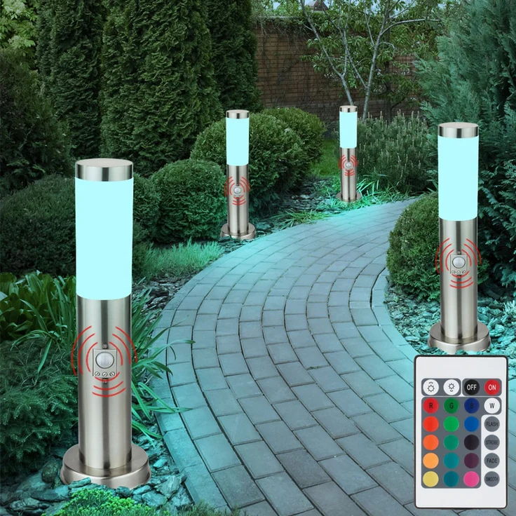 RGB LED Stehleuchte mit Bewegungsmelder NEW YORK – Bild 10