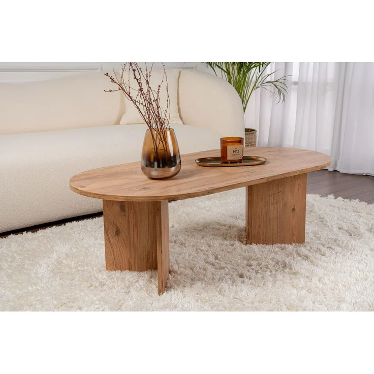Skye Decor Couchtisch 100% MELAMINE COATED PARTICLE BOARD, 39,8 cm x 60 cm x 119 cm 909NRD11 – Bild 1