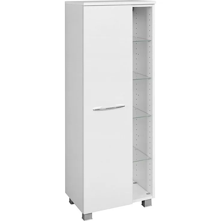 Midischrank 'Portofino', weiß, B/H/T ca. 45/122/35 cm