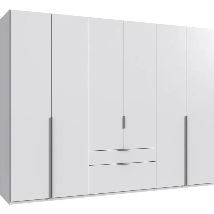 Wimex Drehtürenschrank Mugano (mit langen oder kurzen Griffen aus Metall) in vielen Breiten, 208 oder 236 cm hoch, Made in Germany – Bild 1