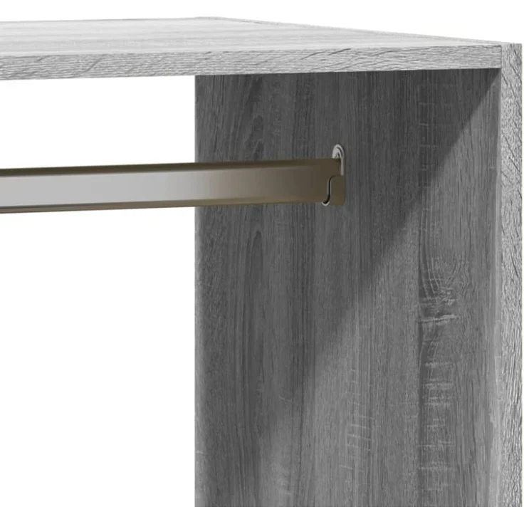 vidaXL Kleiderschrank Räuchereiche 77x48x102 cm Holzwerkstoff 840811 – Bild 10