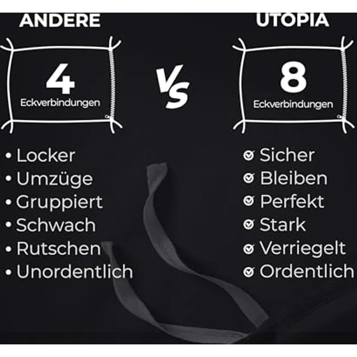 Utopia Bedding Bettwäsche Set - Mikrofaser Bettbezug 230x220 cm + 2 Kissenbezüge 50x75 cm - Schwarz – Bild 8