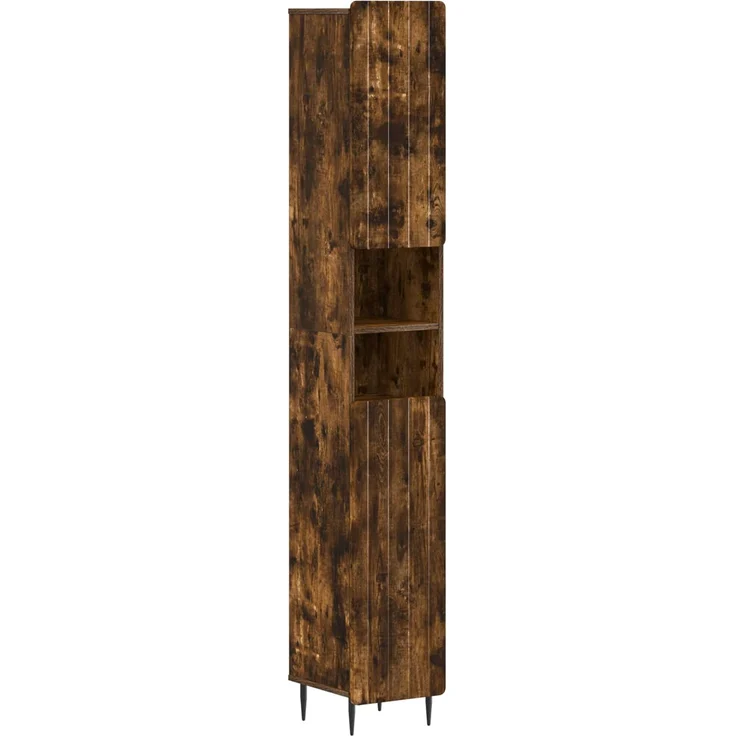 vidaXL 3-teiliges Badezimmer-Schranksystem ZWOLLE Räuchereiche 3417842 – Bild 3