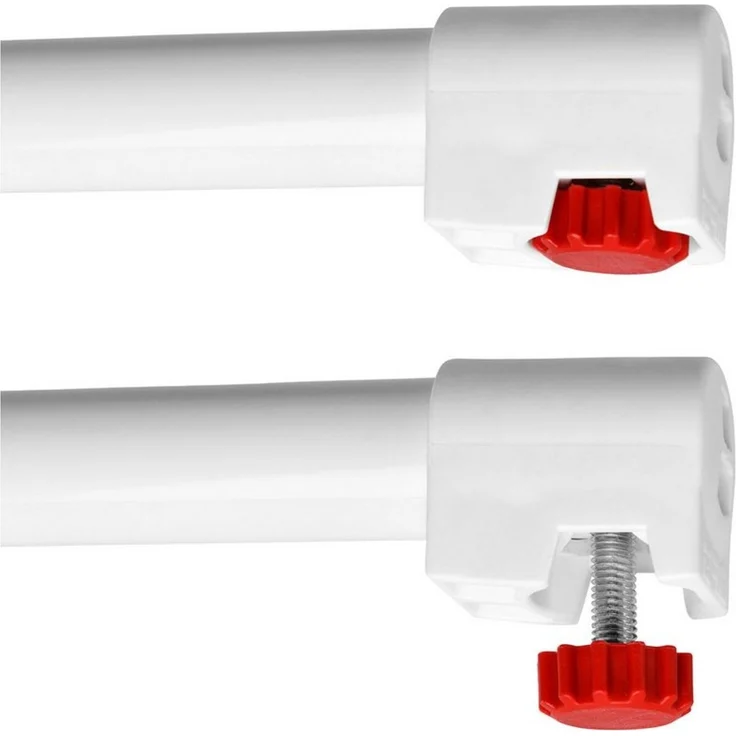 Beautissu Stehtisch Outdoor Stehtisch Bellini, klappbar, Ø70cm, Weiß, wetterfest – kratzfest – Bild 1