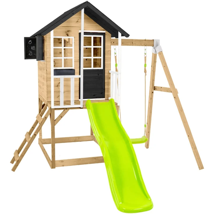 Zwerkules Holli 2 | Kinder Stelzenhaus mit Rutsche – Bild 1