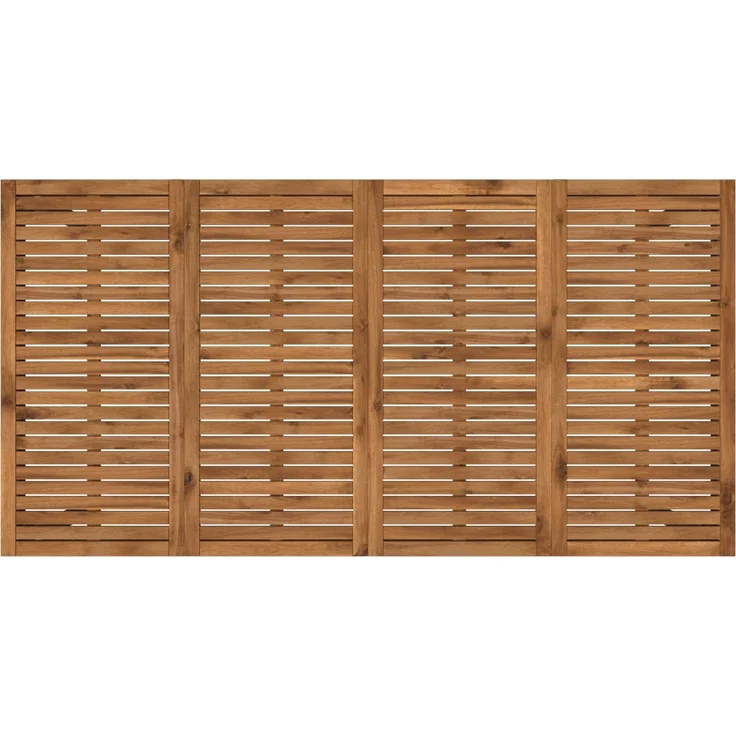 vidaXL Gartentisch NAARDEN Natürlich und Schwarz 196 x 100,5 x 75 cm 3394419 – Bild 5