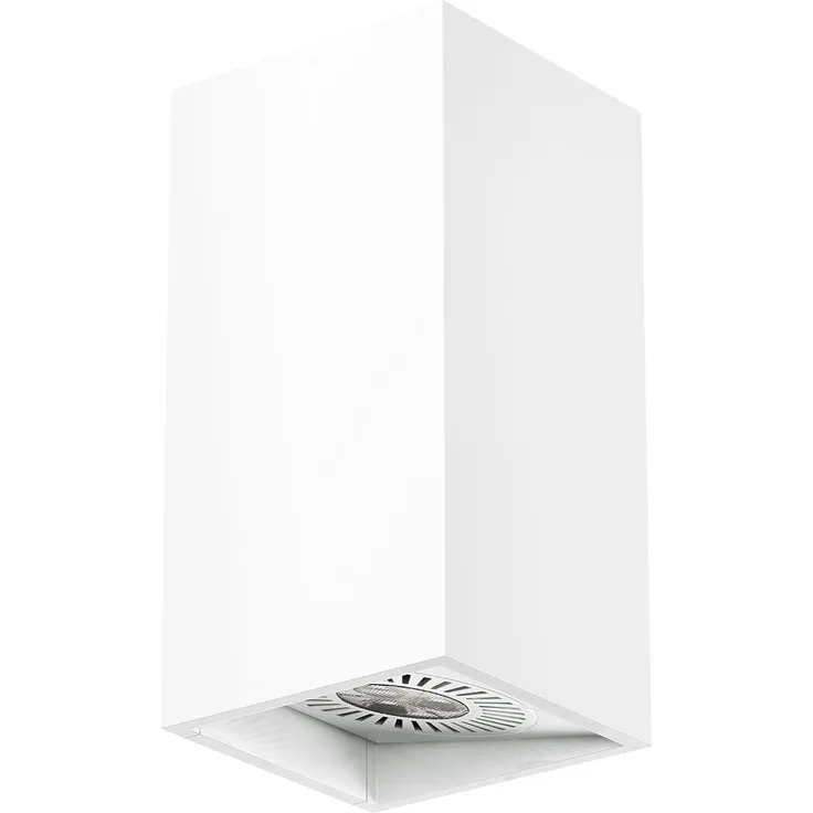 Osram LED-Wandleuchte, Tresol, weiss, Innen- und Aussenenleuchte, horizontale und vertikale Montage, LED-Spots 60° schwenkbar, 4,5 Watt, warmweisss-3000K