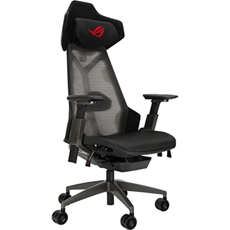 ASUS ROG Destrier Gaming Chair Büro Stuhl - Schwarz - Mesh - Bis zu 150 kg – Bild 10