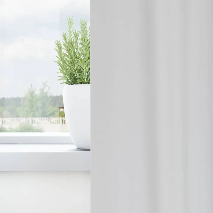 Verdunkelungs-Vorhänge | für Wohnzimmer & Schlafzimmer mit Ringen 2 pcs Helles Grau – Bild 3