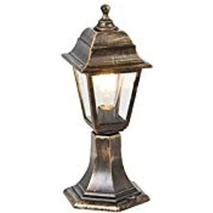 Qazqa Außen-Stehlampe Capital, ohne Leuchtmittel, E27, Gold/Messing, Klassisch / Antik, Kunststoff, 1-flammig – Bild 2