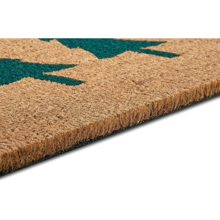 HANSE Home Fußmatte Mix Mats Kokos Pine Trees, Türmatte, rechteckig, Höhe: 15 mm, Weihnachten, Schmutzfangmatte, Outdoor, Rutschfest, Innen, Kokosmatte – Bild 7