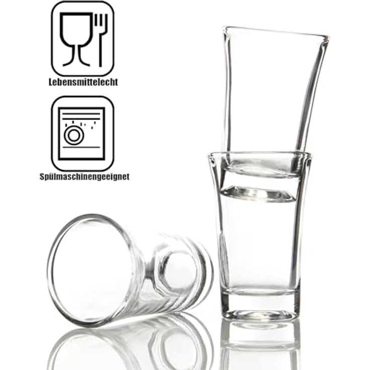 BigDean 12 Stück Schnapsgläser 4cl – Shotgläser in Gastro-Qualität & Geschenkbox – Bild 8