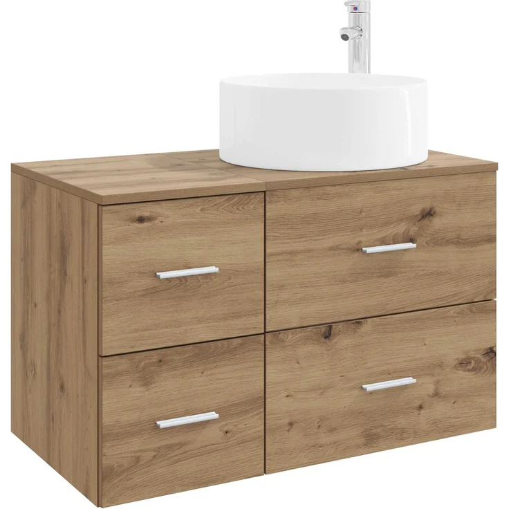 vidaXL Badezimmerschrank-Set 2 stk. Artisan-Eiche 79,5 x 44,5 x 80 cm 3404015 – Bild 2