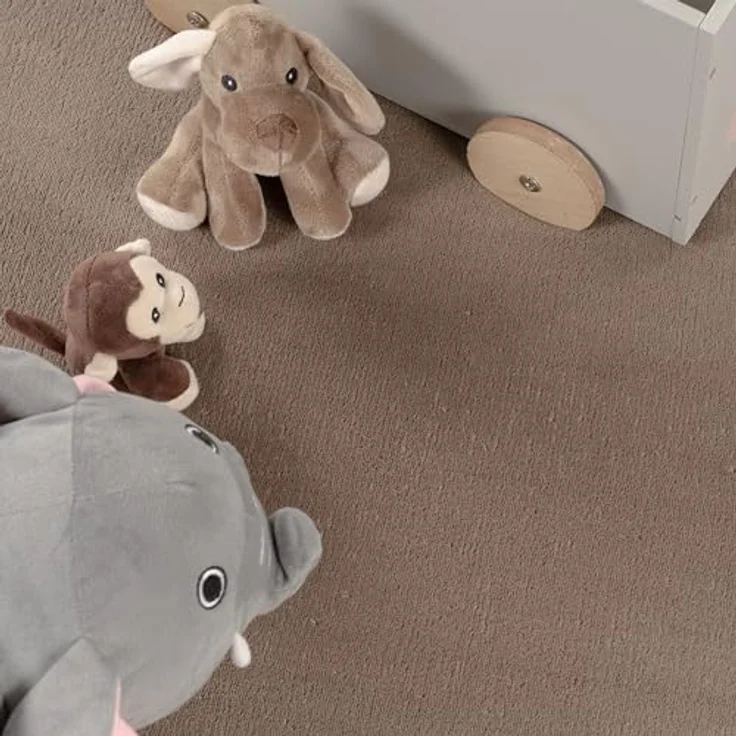 Paco Home Teppich Kinderzimmer Kinderteppich Baby Spielteppich Krabbeldecke Krabbelmatte Weich rutschfest Jungen Mädchen Deko, Grösse:80 cm Rund, Farbe:Beige – Bild 4