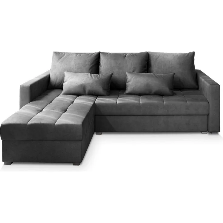 Masseno Ecksofa KOS mit Schlaffunktion L-Form, Sofa mit Bettkasten