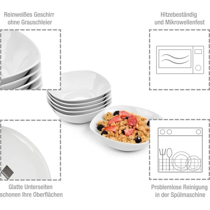 SÄNGER Müslischalen Set Bilgola 6 teilig – Bild 4