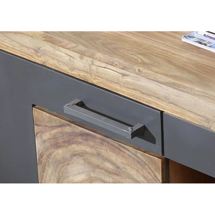 Sideboard Sheesham 170 x 40 x 82 gebeizt TURIN #09 – Bild 6