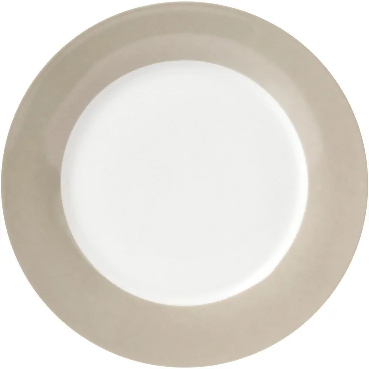 van Well Speiseteller Vario, (6 St), Porzellan, spülmaschinen- und mikrowellengeeignet, Ø 26,5 cm